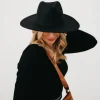 The Barcelona Brim Hat - Black