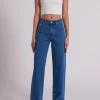 Abrand 95 Baggy Liliana Jeans - Mid Blue