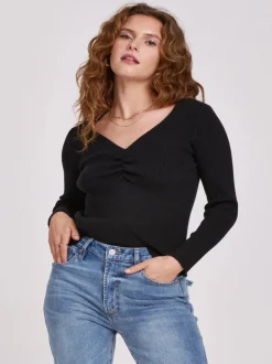 Another Love Leighton Top - Black