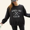 Apres Ski Club Vintage Sweatshirt - Black