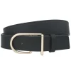 Asymmetrical Wired D Buckle Belt