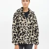 Brunette The Label Sherpa Jacket - Leopard
