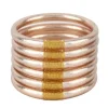 BuDhaGirl Champagne All Weather Bangles SM (Set of 6)
