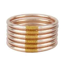 BuDhaGirl Champagne All Weather Bangles MD (Set of 6)
