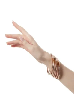 BuDhaGirl Champagne All Weather Bangles SM (Set of 6)