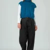 Cable Knit Sweater Vest - Blue