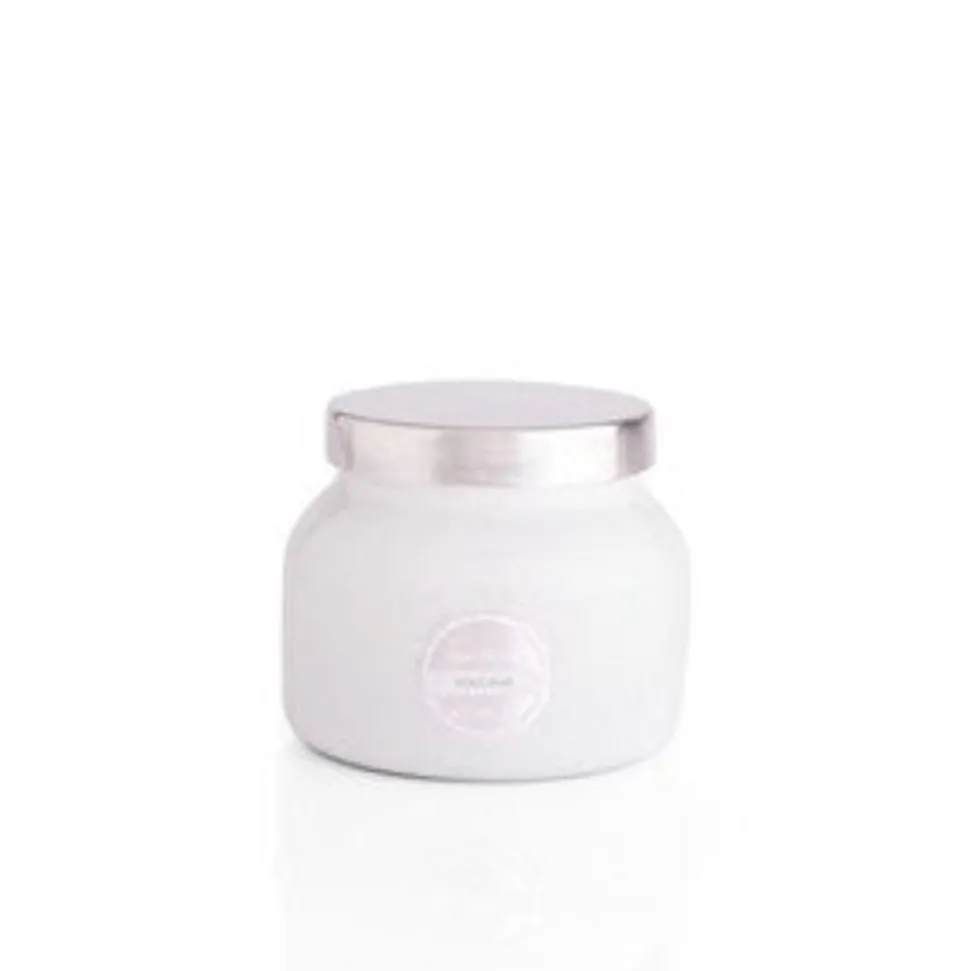 capri BLUE White Petite Jar, 8 oz