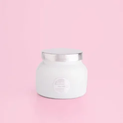 capri BLUE White Petite Jar, 8 oz