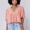 Dear John Lania Top - Terracotta