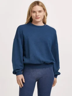 Dear John Lara Sweatshirt Top - Dark Indigo