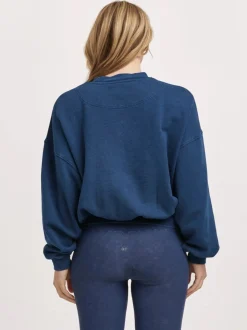 Dear John Lara Sweatshirt Top - Dark Indigo