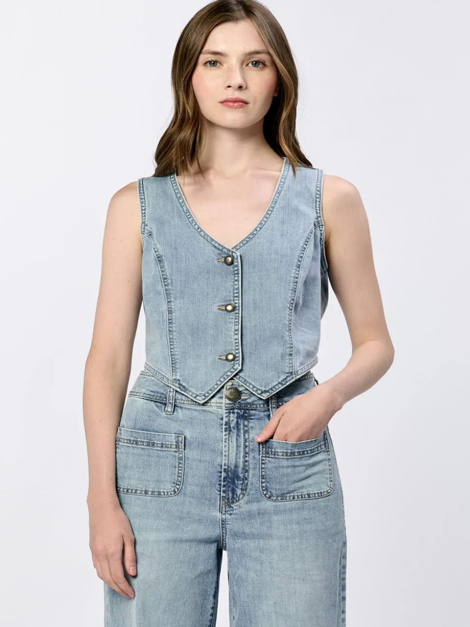 Dear John Norris Vest Top - Zurie