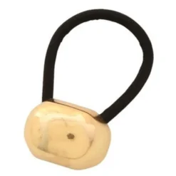 Dome Metal Hair Tie - Gold