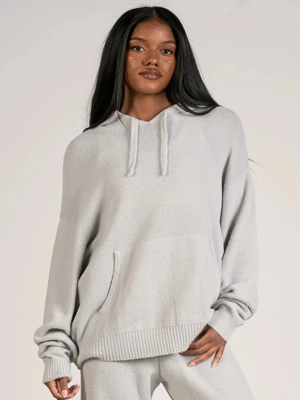 Elan Ahava Sweater Hoodie - Grey
