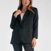 Elan Oversized Blazer - Black