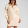 Elan Sweater Dress - White