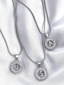 Farrah B Yours Truly Initial Necklace