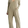 Free People Movement Hot Shot Long Sleeve Onesie - Sage Stone