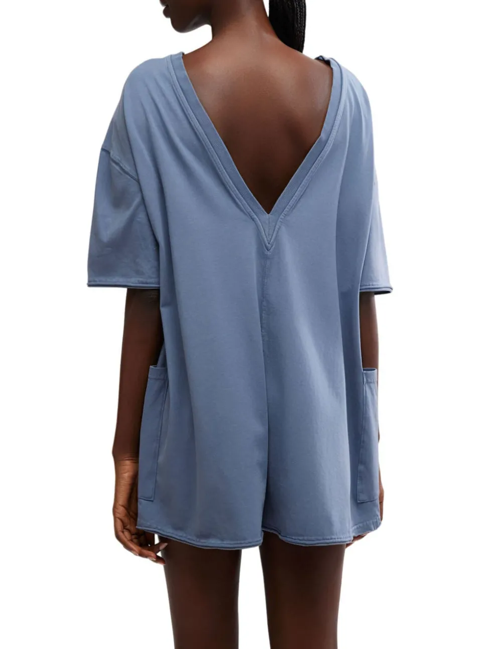 Free People Movement Hot Shot Tee Romper Coddy - Skyline