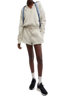 Free People Movement Intercept Romper - Heather Grey