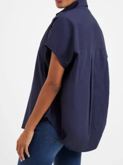 French Connection Cele Rhodes Poplin Shirt - Marine