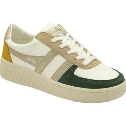 Gola Grandslam Quadrant Sneakers - Off White / Green