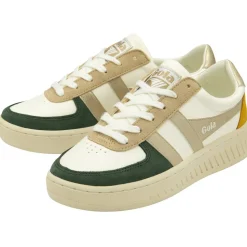Gola Grandslam Quadrant Sneakers - Off White / Green
