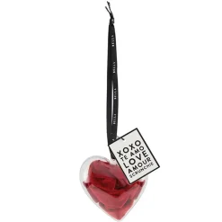 Heart Ornament Scrunchie - Red