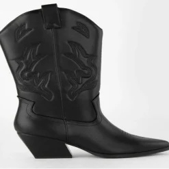 In My Western Era Cowboy Boots - Black
