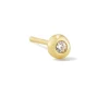 Kendra Scott Addison Single Stud Earring - Gold White Crystal
