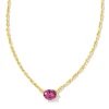 Kendra Scott Cailin Pendant Necklace - Gold Purple Crystal