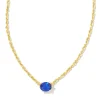 Kendra Scott Cailin Pendant Necklace - Gold Blue Crystal