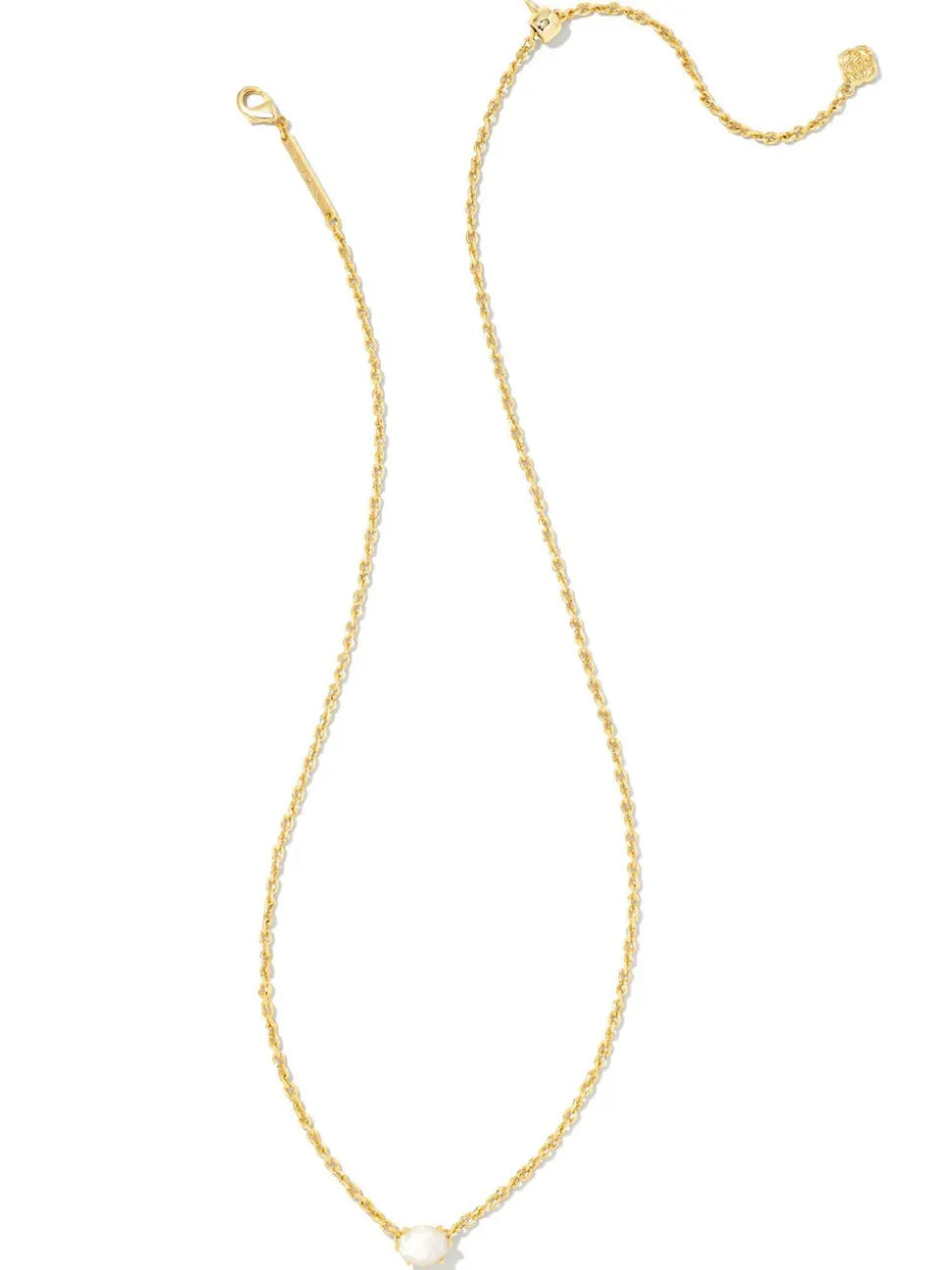 Kendra Scott Cailin Pendant Necklace - Gold Ivory MOP