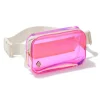 Kendra Scott Clear Belt Bag - Pink Iridescent