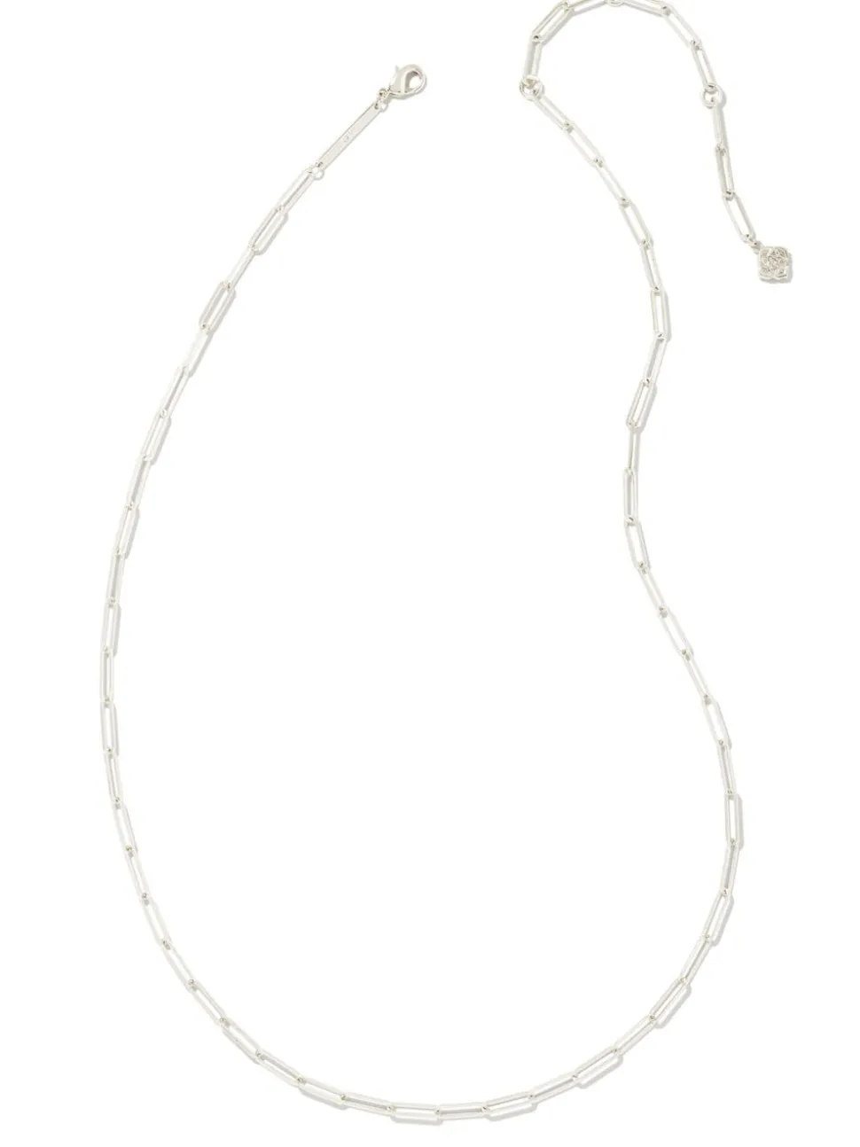 Kendra Scott Courtney Paperclip Necklace - Silver