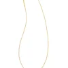 Kendra Scott Elisa Ridge Framed Pendant Necklace - Gold Azalea Illusion