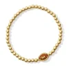 Kendra Scott Football Stretch Bracelet - Gold