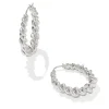 Kendra Scott Haisley Hoop Earrings - Silver