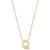 Kendra Scott Letter Pendant Necklace