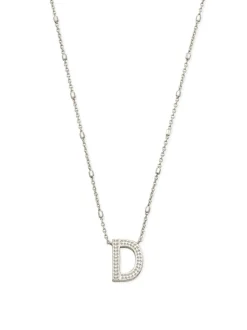 Kendra Scott Letter Pendant Necklace