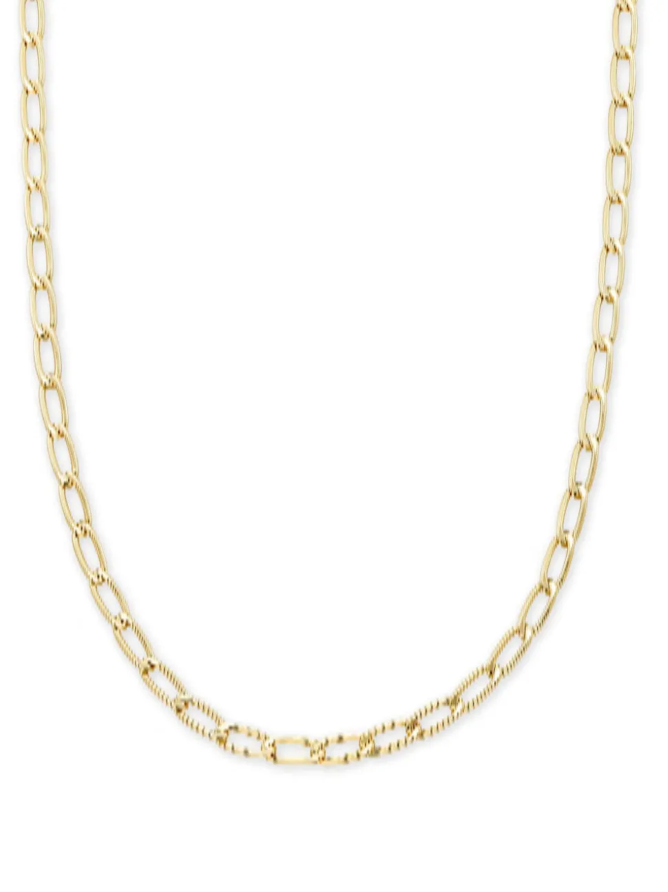 Kendra Scott Merrick Chain Necklace - Gold Metal