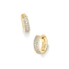Kendra Scott Mikki Pave Huggie Earrings