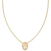 Kendra Scott Skeleton Necklace - Gold Ivory MOP