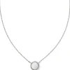Kendra Scott Volleyball Pendant Necklace - Silver