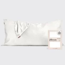 Kitsch Satin King Pillowcase - Ivory