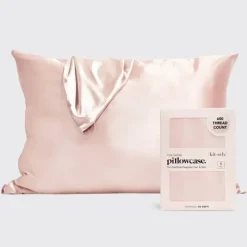 Kitsch Satin Standard Pillowcase - Blush