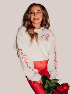 Love Yourself First Sweatshirt - White