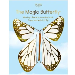 Magic Flying Butterfly Gold Metallic