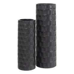 Nora Vases Set of 2 - Black
