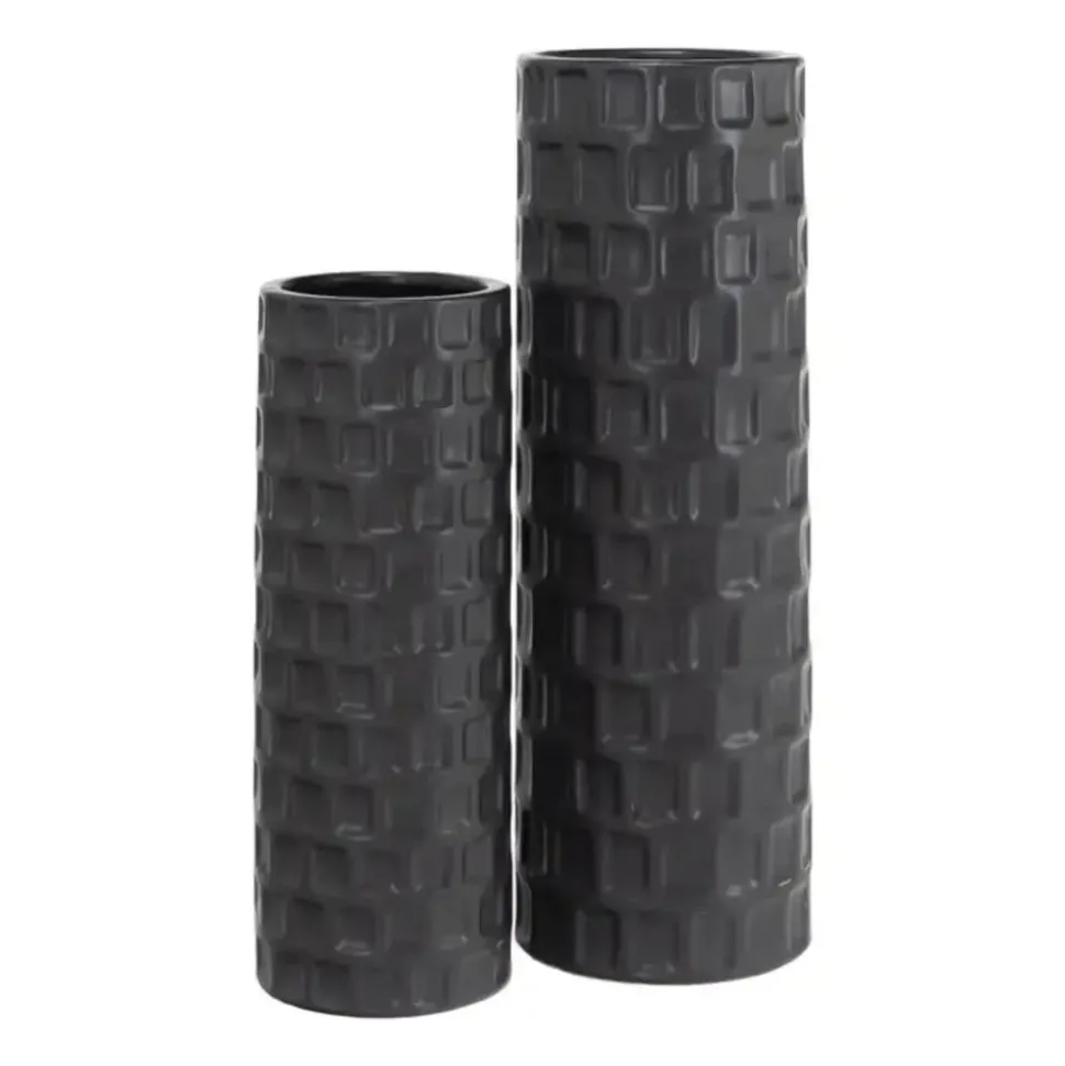 Nora Vases Set of 2 - Black